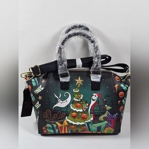 Loungefly Nightmare Before Christmas Sandy Claws Zero Sathcel Bag Purse Nwt